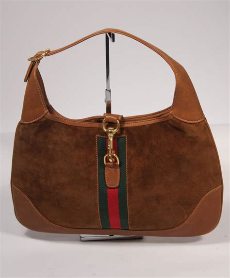 gucci large black hobo bag|Gucci brown suede hobo bag.